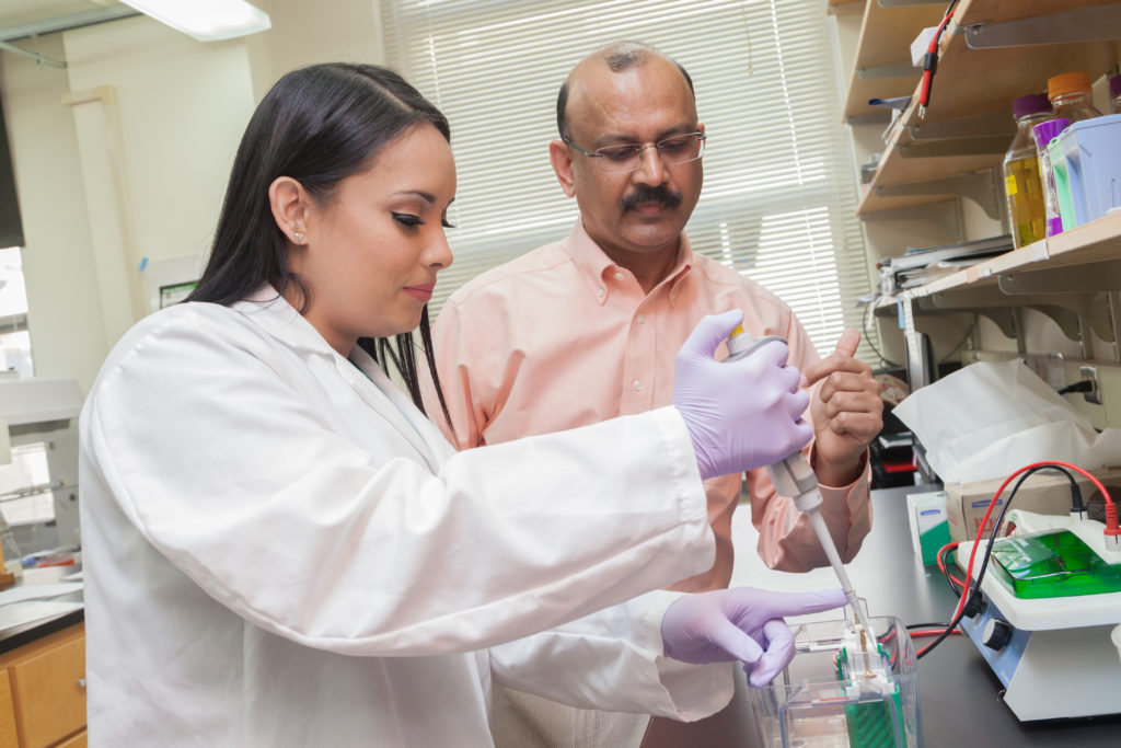 image of laboratory staff working