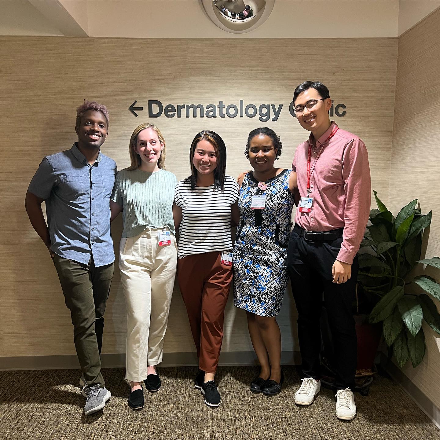 image of dermatology residents