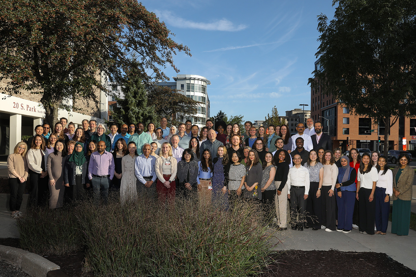 group photo of the department faculty and staff