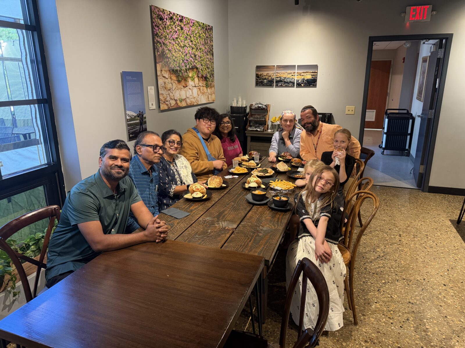 image of staff at table